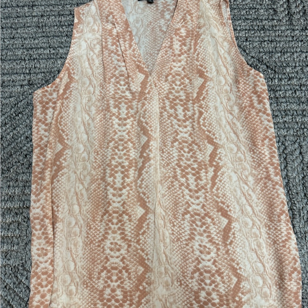 Adrianna Papell Pink Sleeveless Blouse